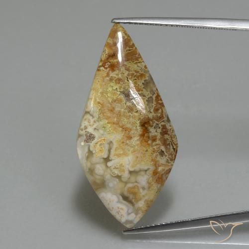 14.89ct 天然 マルチカラー 碧玉, ファンシー, オペーク