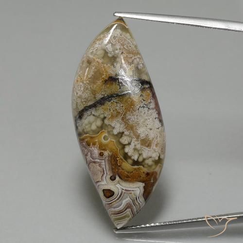 22.13ct 天然 マルチカラー 碧玉, ファンシー, オペーク
