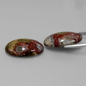 自然派の商品を探す ct マルチカラー 碧玉 宝石, オーバルカット, インドネシア からGemSelectで. 在庫あり、世界各国へ発送!