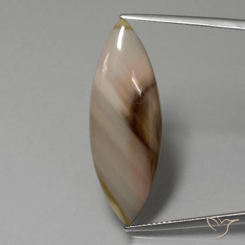 13.74ct 天然 マルチカラー 碧玉, マーキーズ, オペーク