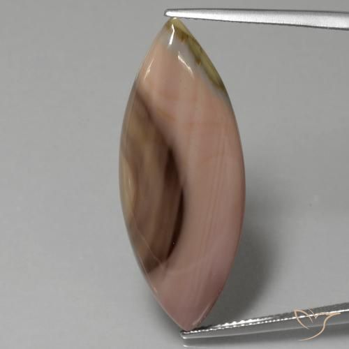 16.57ct 天然 マルチカラー 碧玉, マーキーズ, オペーク
