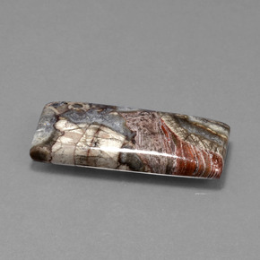 12.20カラットの天然マルチカラー碧玉、バゲット、オペーク