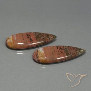 Shop natural 30.50ct マルチカラー 碧玉 gems, 洋梨の形, from インドネシア at GemSelect. In stock, global shipping!