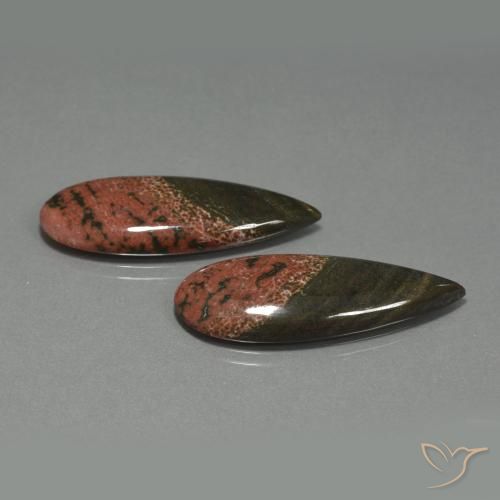 Shop natural 29.35ct マルチカラー 碧玉 gems, 洋梨の形, from インドネシア at GemSelect. In stock, global shipping!