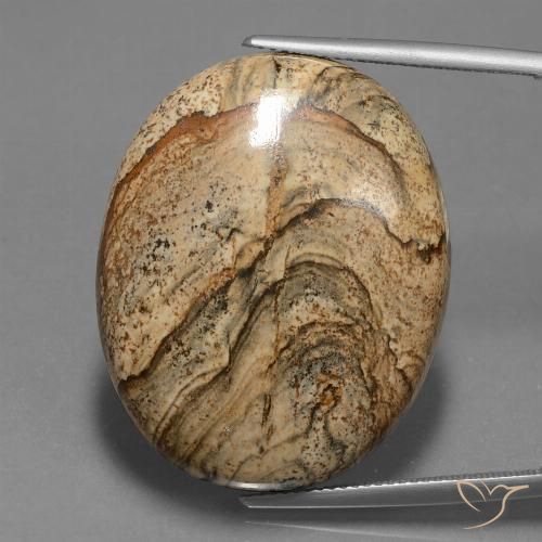 45.92ct 天然 マルチカラー 碧玉, 楕円形, オペーク