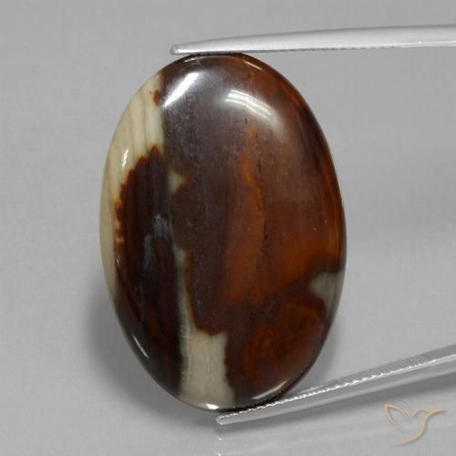 39.85ct 天然 マルチカラー 碧玉, 楕円形, オペーク