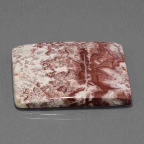 64.50カラットの天然マルチカラージャスパー、クッションカット、オペーク