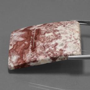 64.50カラットの天然マルチカラージャスパー、クッションカット、オペーク