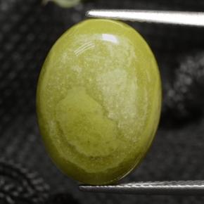 7.63カラットの天然マルチカラー碧玉、オーバルカット、オペーク