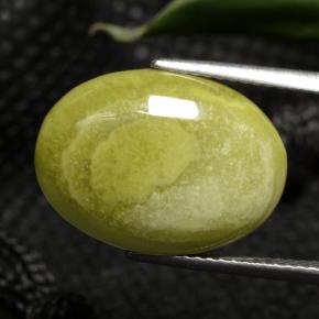 7.63カラットの天然マルチカラー碧玉、オーバルカット、オペーク