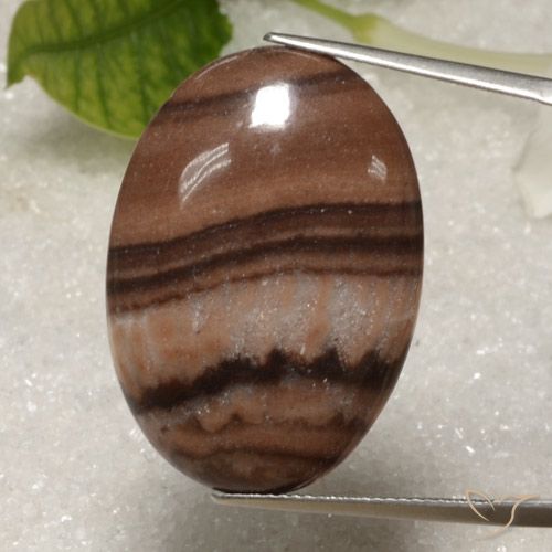 23.78ct 天然 マルチカラー 碧玉, 楕円形, オペーク