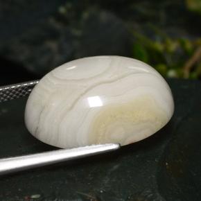 16.10カラットの天然マルチカラー碧玉、オーバルカット、オペーク