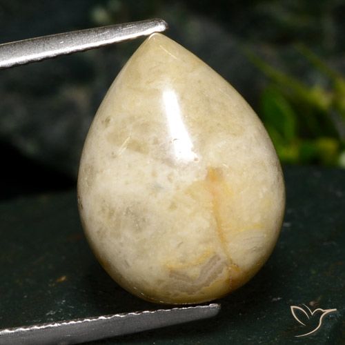 8.73ct 天然 マルチカラー 碧玉, 洋梨の形, オペーク