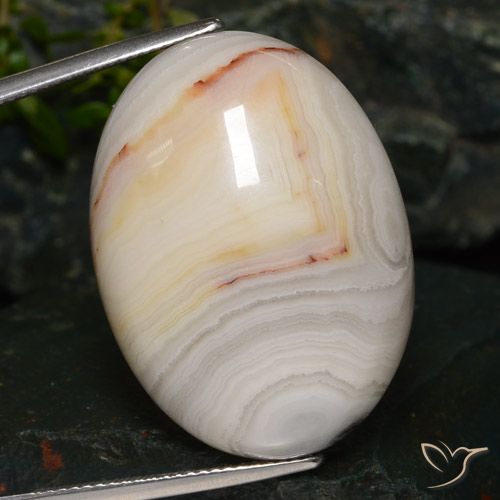 43.88ct 天然 マルチカラー 碧玉, 楕円形, オペーク