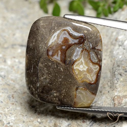 19.87ct 天然 マルチカラー 碧玉, クッション, オペーク