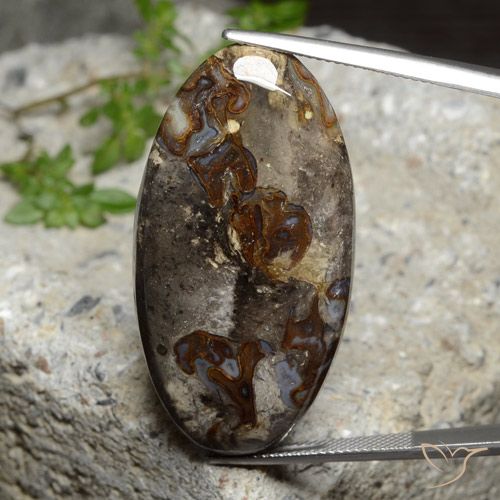47.90ct 天然 マルチカラー 碧玉, 楕円形, オペーク