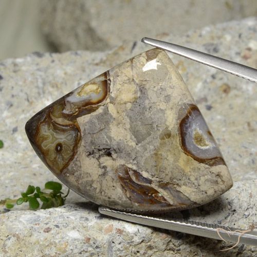 28.71ct 天然 マルチカラー 碧玉, トリリオン, オペーク