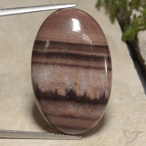24.78ct 天然 マルチカラー 碧玉, 楕円形, オペーク