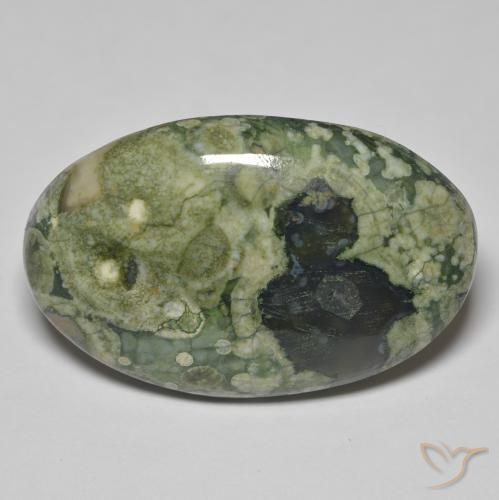 33.43ct 天然 マルチカラー 碧玉, 楕円形, オペーク