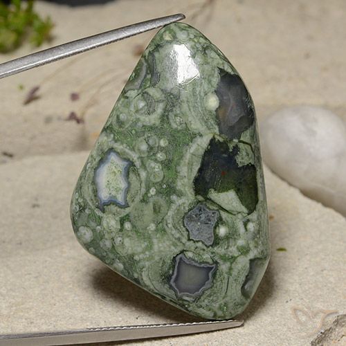 41.76ct 天然 マルチカラー 碧玉, ファンシー, オペーク