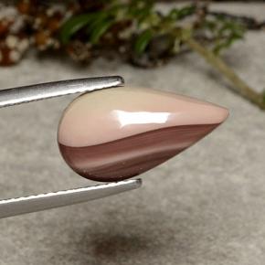 2.81カラットの天然マルチカラージャスパー（15.8×8.7 mm・洋梨の形）