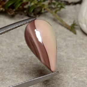 2.81カラットの天然マルチカラージャスパー（15.8×8.7 mm・洋梨の形）
