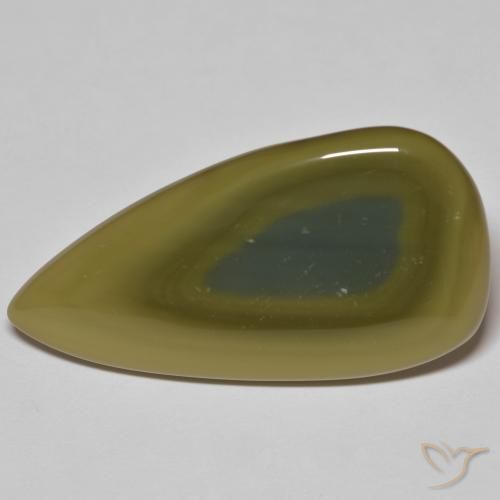 25.13ct 天然 マルチカラー 碧玉, 洋梨の形, オペーク