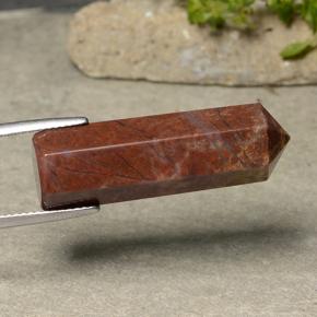 25.52カラットの天然マルチカラー碧玉、ファンシーシェイプ、オペーク