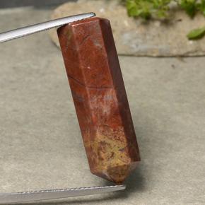 25.52カラットの天然マルチカラー碧玉、ファンシーシェイプ、オペーク