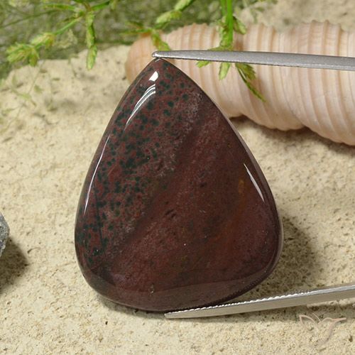 41.94ct 天然 マルチカラー 碧玉, 洋梨の形, オペーク