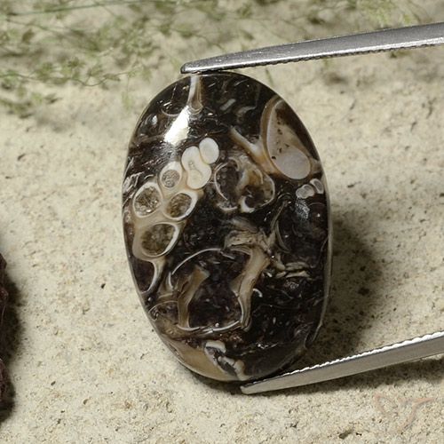 22.52ct 天然 マルチカラー 碧玉, 楕円形, オペーク