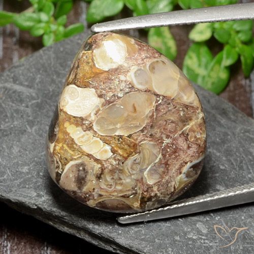 17.47ct 天然 マルチカラー 碧玉, ファンシー, オペーク