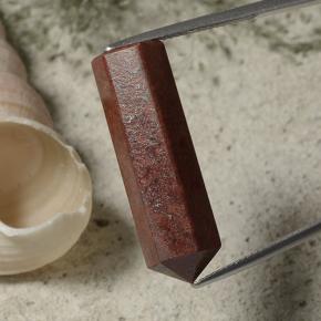 23.86カラットの天然マルチカラー碧玉、ファンシーシェイプ、オペーク