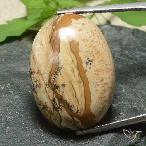 36.65ct 天然 マルチカラー 碧玉, 楕円形, オペーク