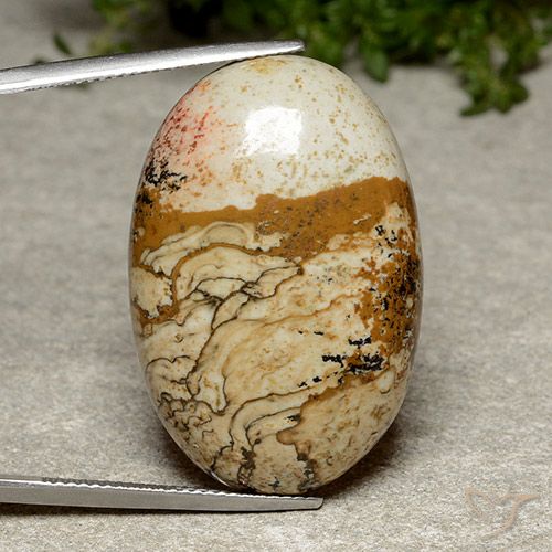 38.46ct 天然 マルチカラー 碧玉, 楕円形, オペーク