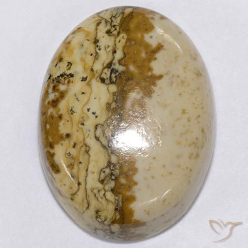 19.96ct 天然 マルチカラー 碧玉, 楕円形, オペーク