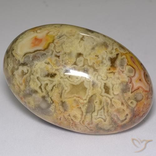 59.84ct 天然 マルチカラー 碧玉, 楕円形, オペーク