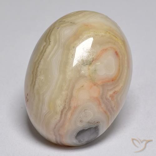 19.80ct 天然 マルチカラー 碧玉, 楕円形, オペーク