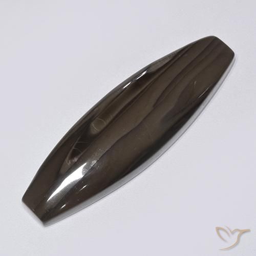 22.16ct 天然 ダークブラウン 碧玉, ファンシー, オペーク