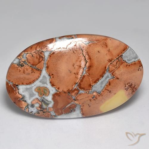 68.68ct 天然 マルチカラー 碧玉, 楕円形, オペーク