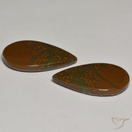 Shop natural 15.00ct マルチカラー 碧玉 gems, 洋梨の形, from インドネシア at GemSelect. In stock, global shipping!
