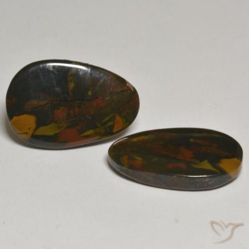Shop natural 18.01ct マルチカラー 碧玉 gems, 洋梨の形, from インドネシア at GemSelect. In stock, global shipping!