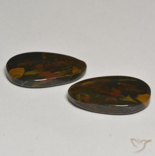 Shop natural 18.01ct マルチカラー 碧玉 gems, 洋梨の形, from インドネシア at GemSelect. In stock, global shipping!