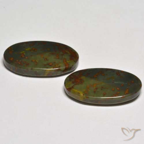 Shop natural 18.15ct マルチカラー 碧玉 gems, 楕円形, from インドネシア at GemSelect. In stock, global shipping!