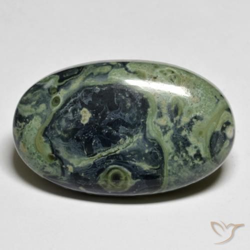 33.58ct 天然 マルチカラー 碧玉, 楕円形, オペーク