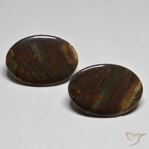 Shop natural 19.29ct マルチカラー 碧玉 gems, 楕円形, from インドネシア at GemSelect. In stock, global shipping!
