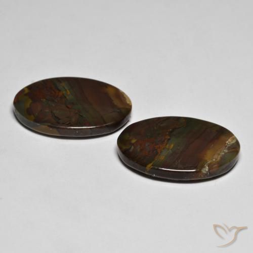 Shop natural 19.29ct マルチカラー 碧玉 gems, 楕円形, from インドネシア at GemSelect. In stock, global shipping!