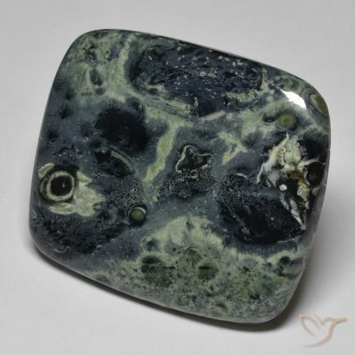 35.95ct 天然 マルチカラー 碧玉, クッション, オペーク
