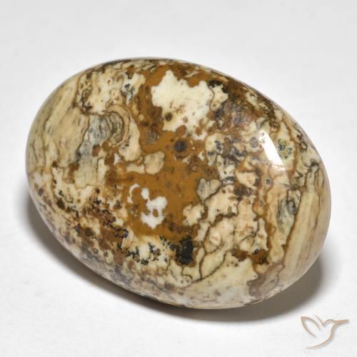 19.98ct 天然 マルチカラー 碧玉, 楕円形, オペーク