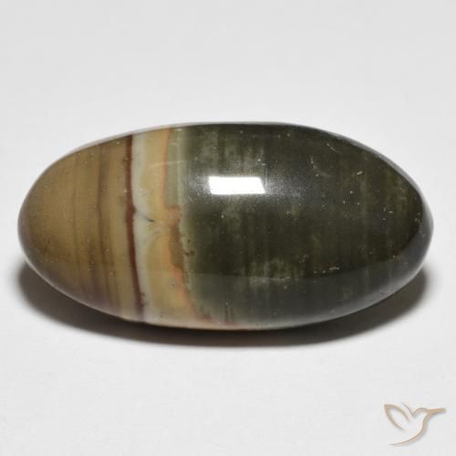 13.77ct 天然 マルチカラー 碧玉, 楕円形, オペーク